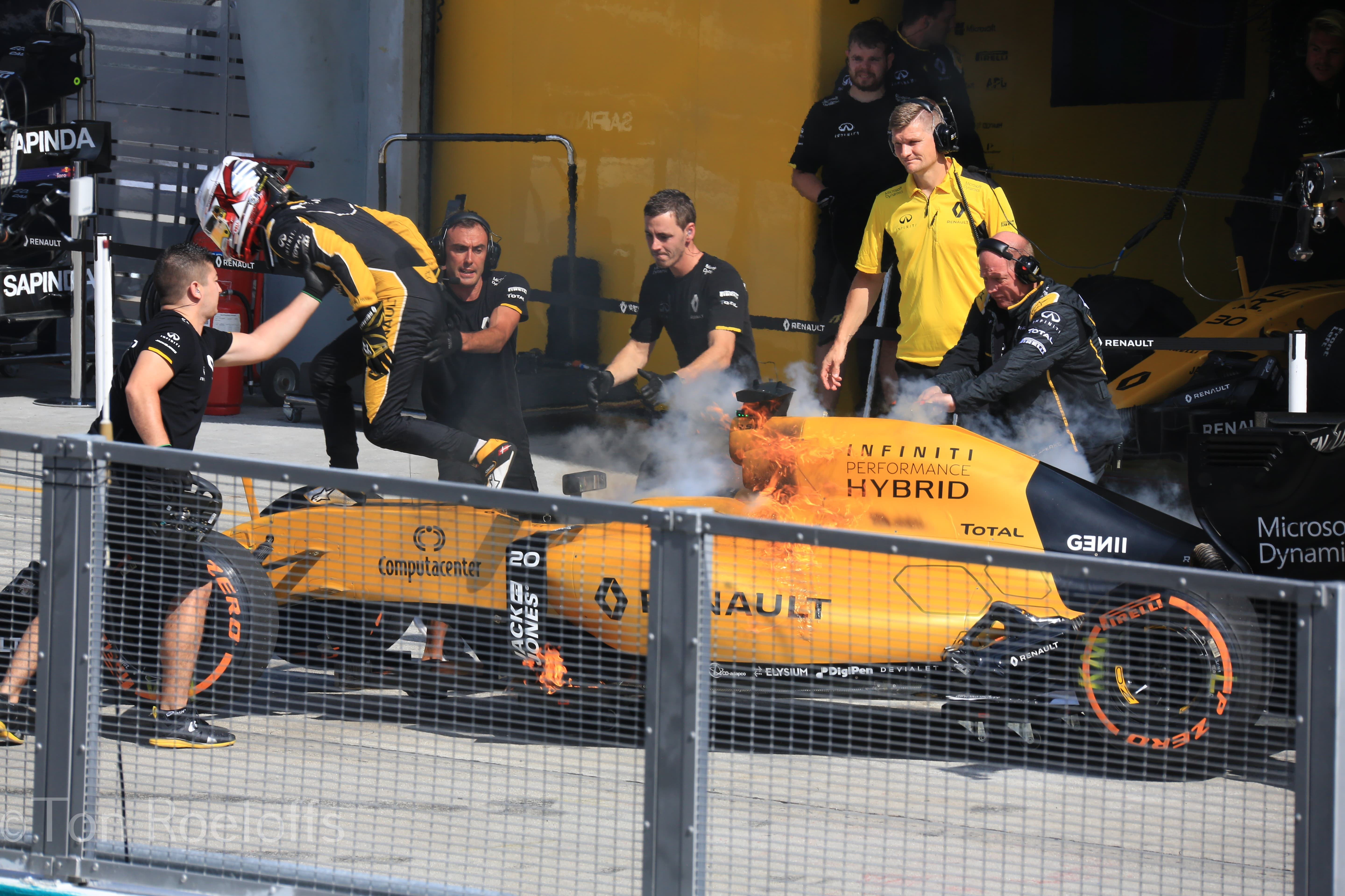 Verstappen pitbox